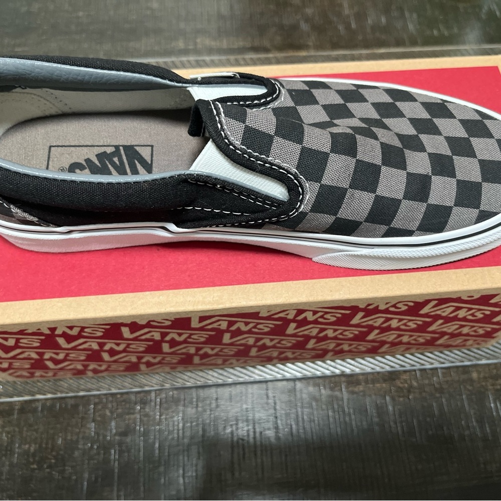 New Vans Checkered Slip-On Sneakers